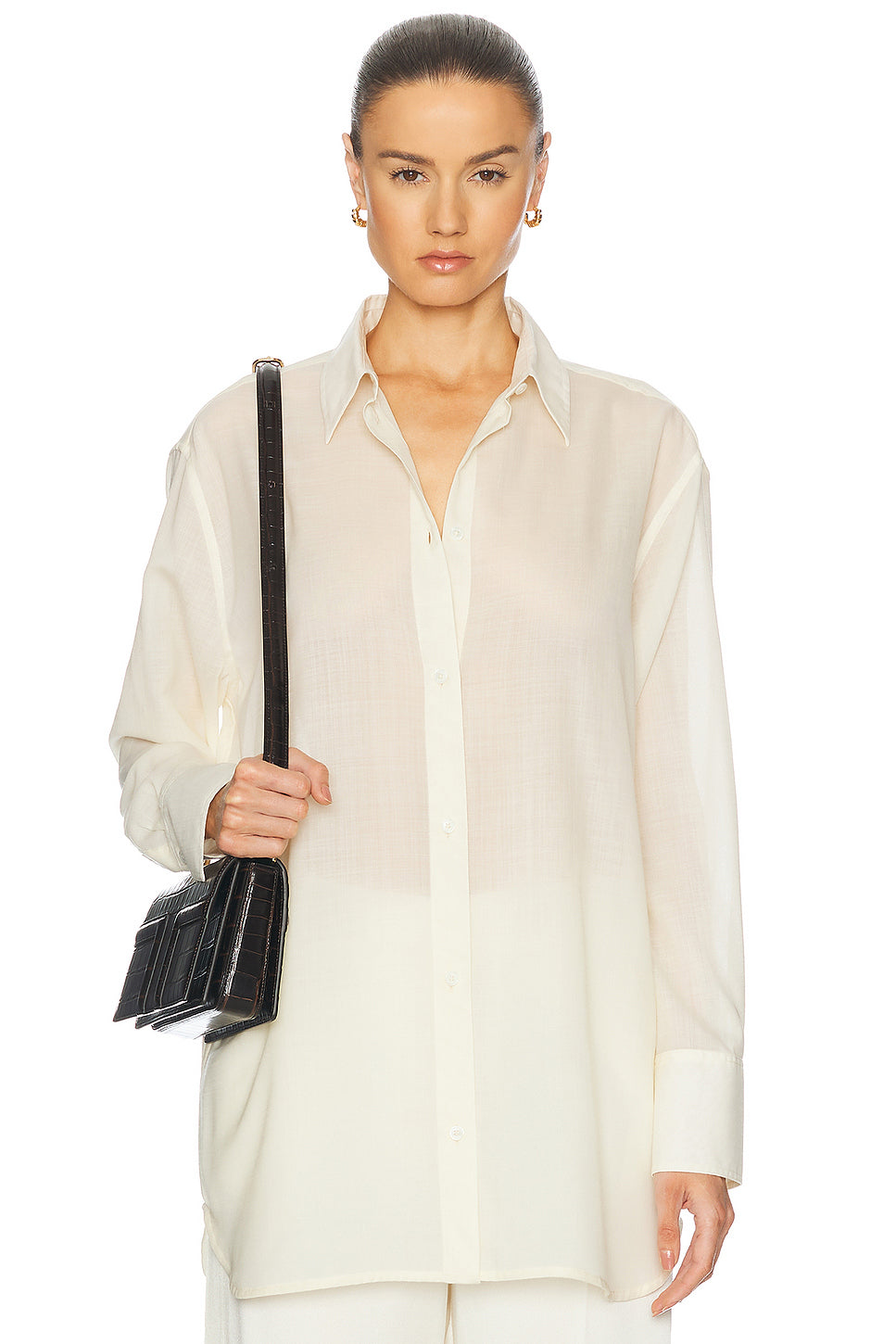 Relaxed Voile Shirt