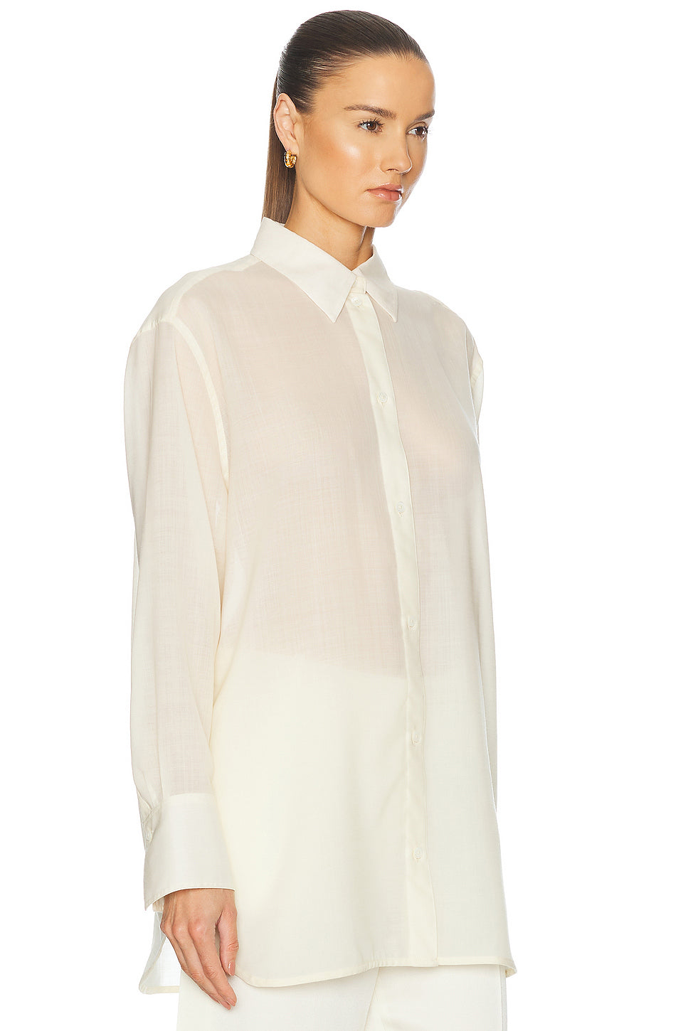 Relaxed Voile Shirt