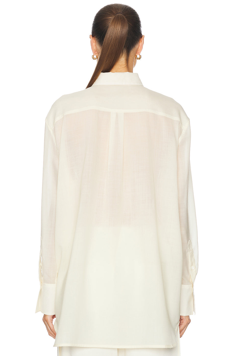 Relaxed Voile Shirt