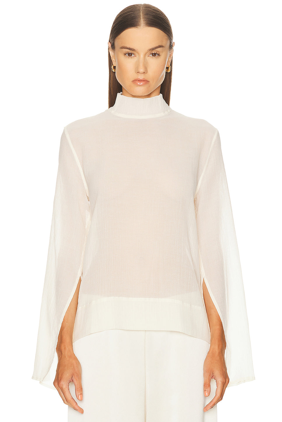 Slit Sleeve Blouse