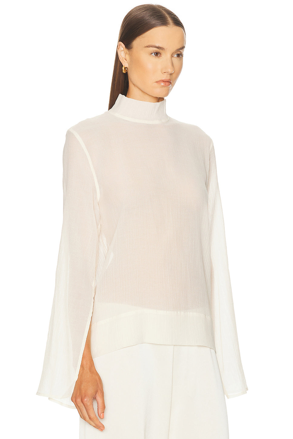 Slit Sleeve Blouse