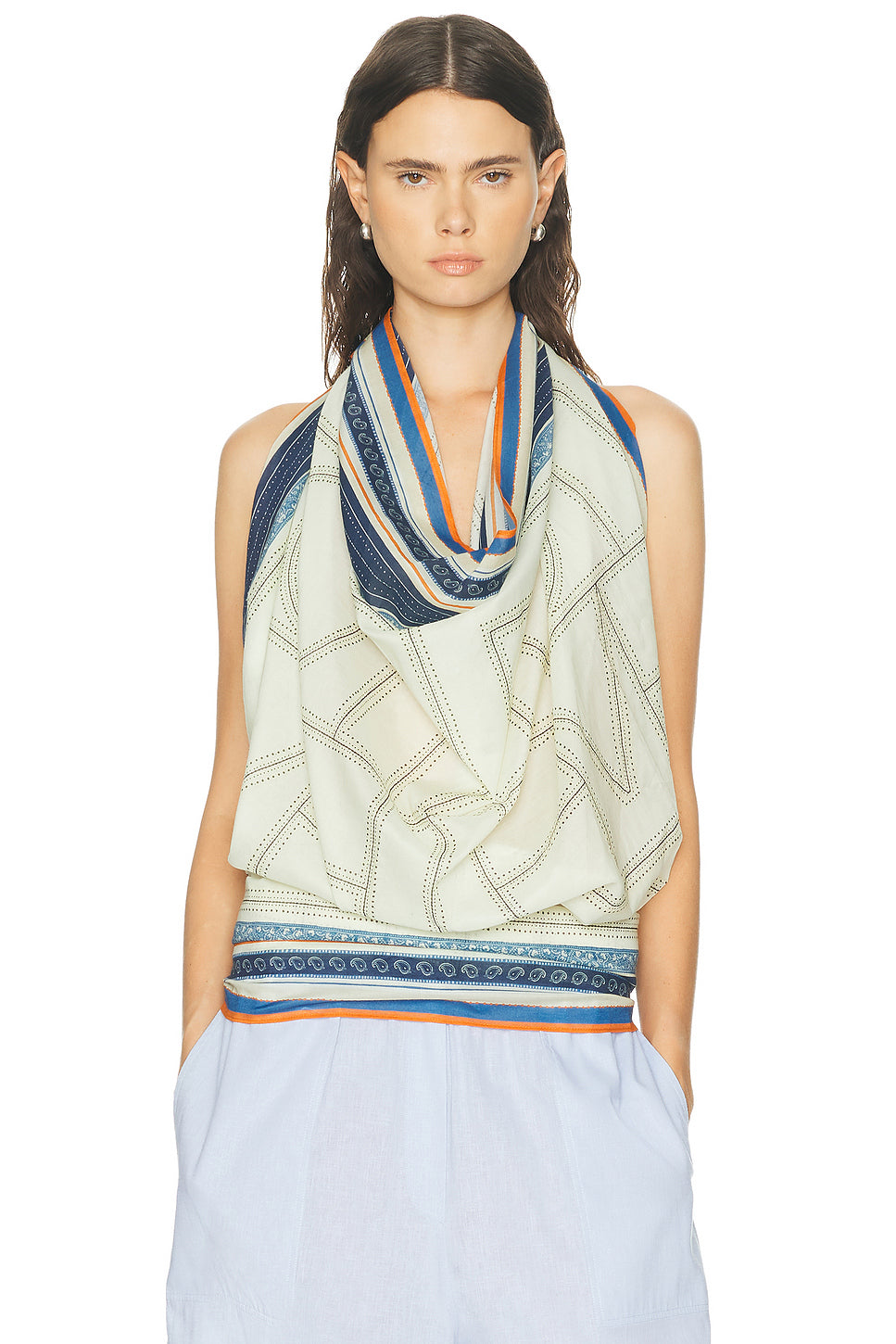 Collector Scarf Top