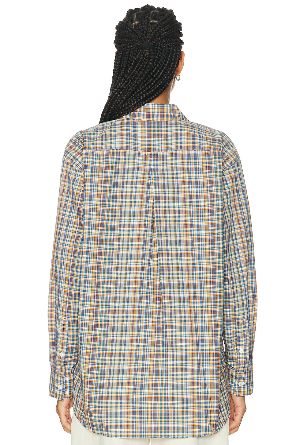 Classic Check Button Down Top