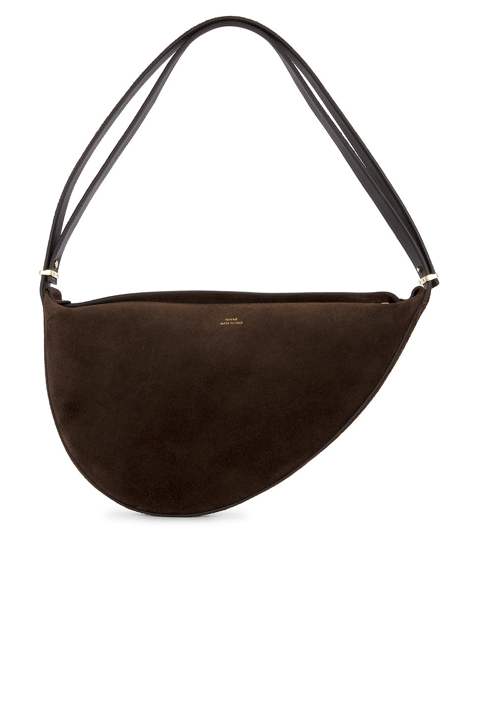 Suede Scooped Sling Bag