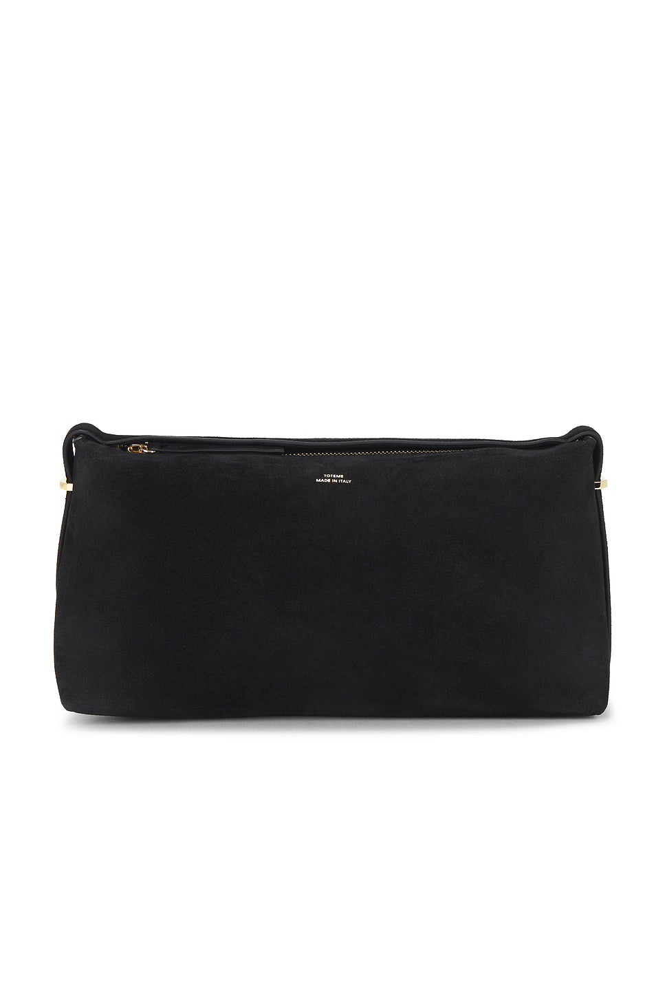 Suede Scoop Clutch