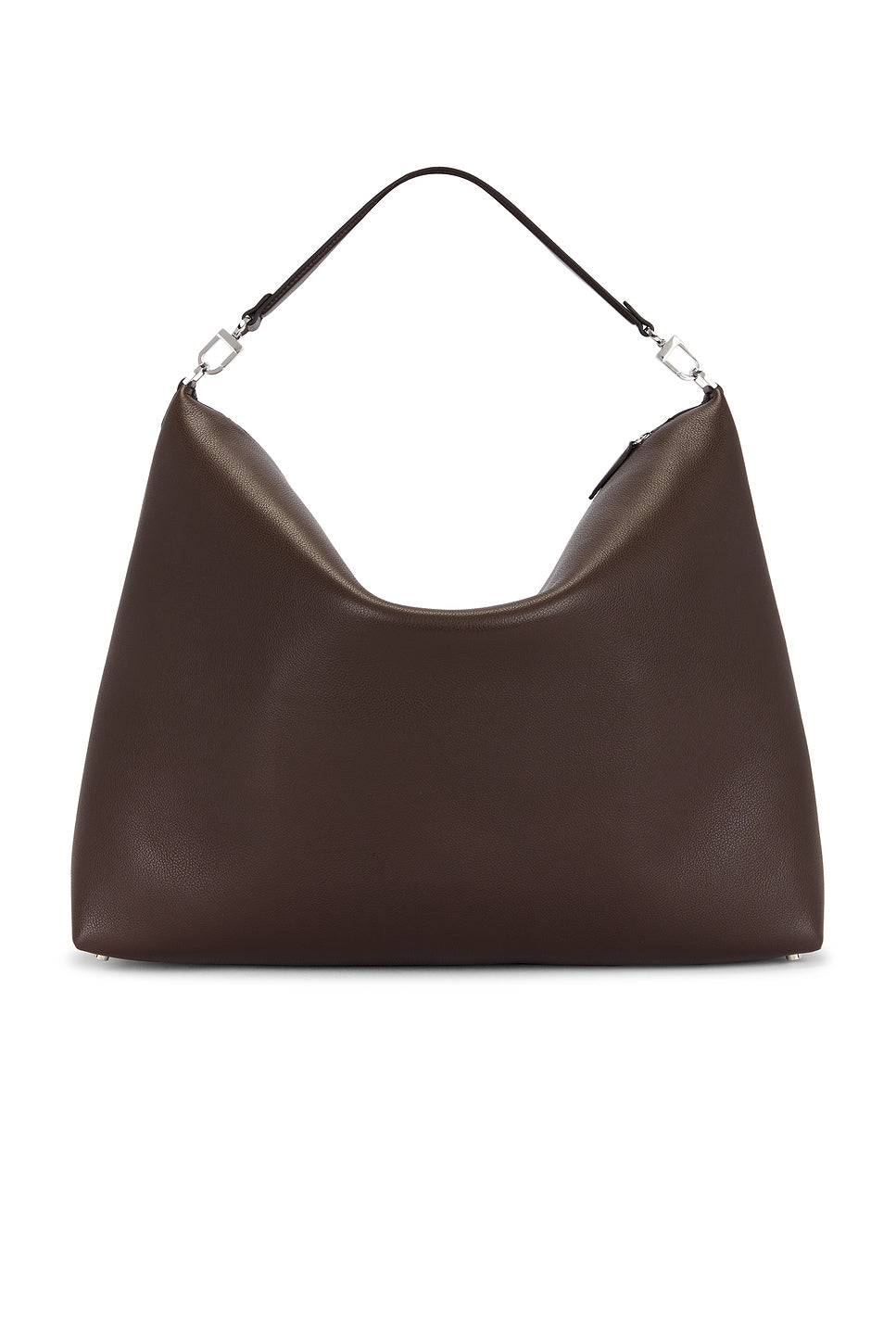 Bevel Grained Leather Tote Bag