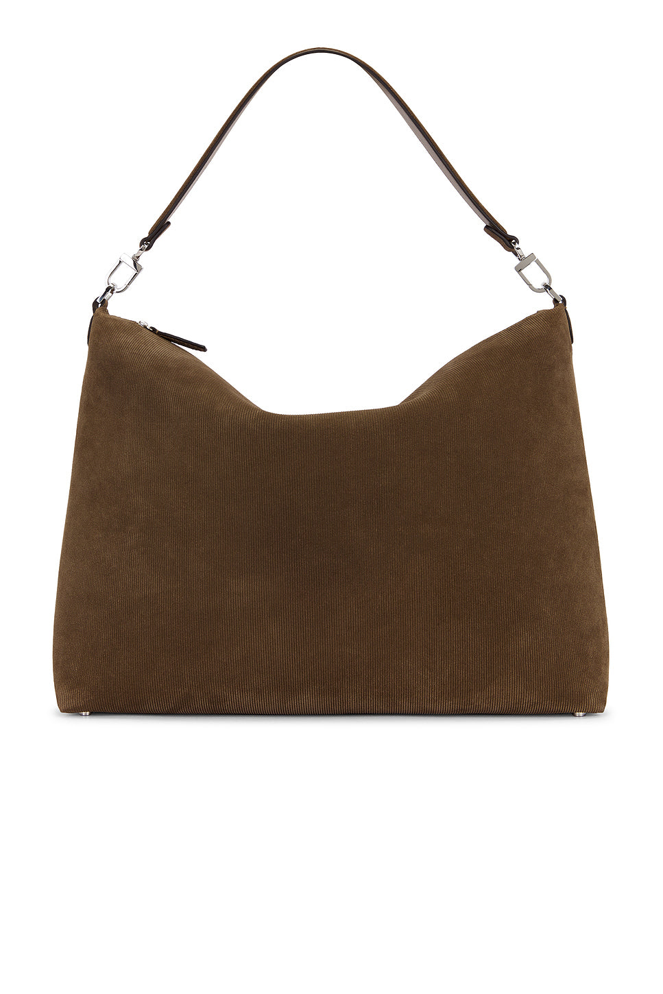 Medium Bevel Cord Suede Bag
