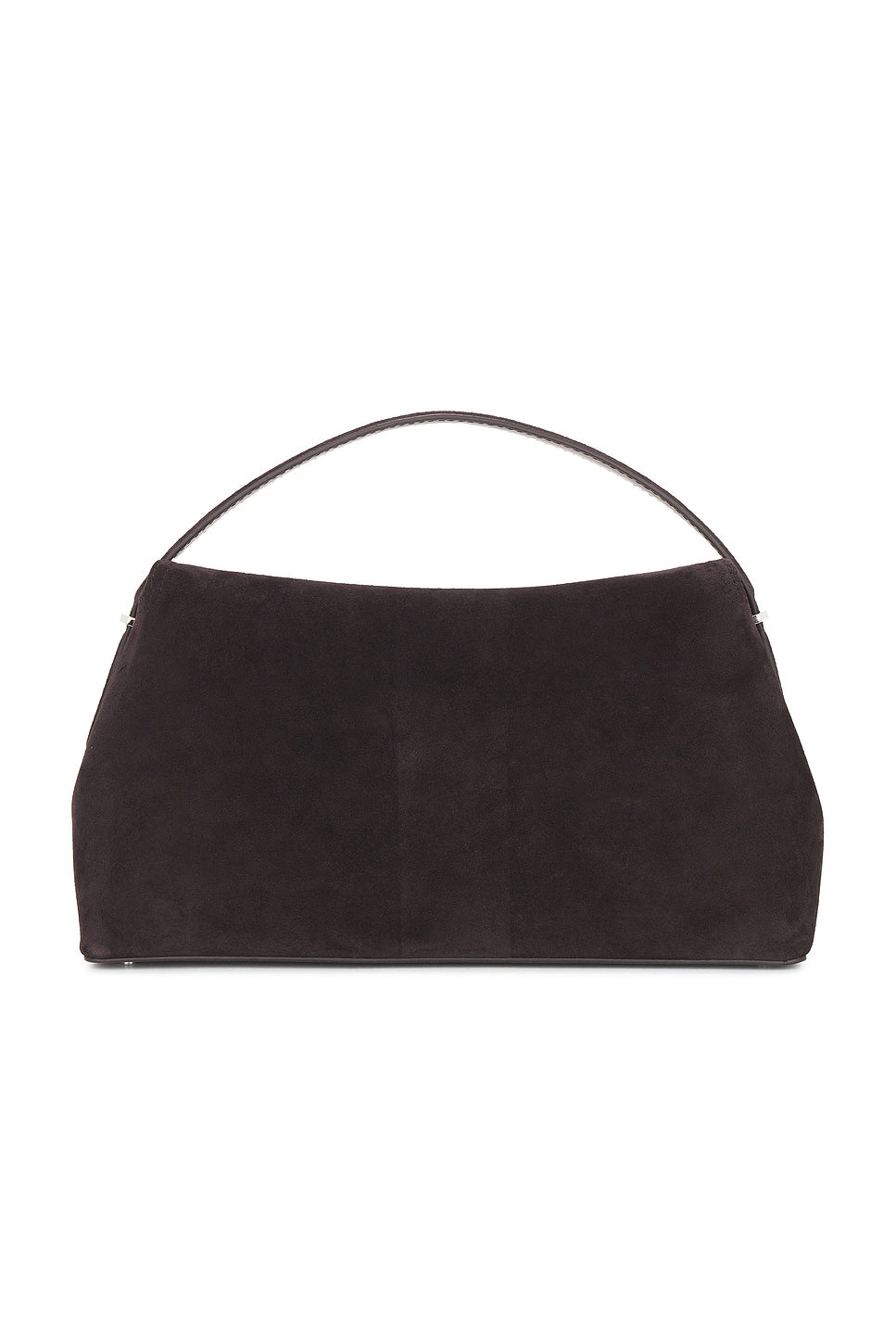 T-Lock Suede Top Handle Bag