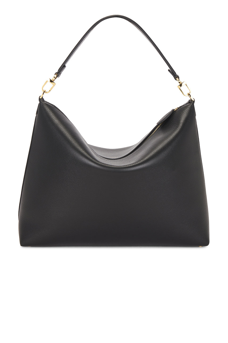 Medium Bevel Grained Leather Bag