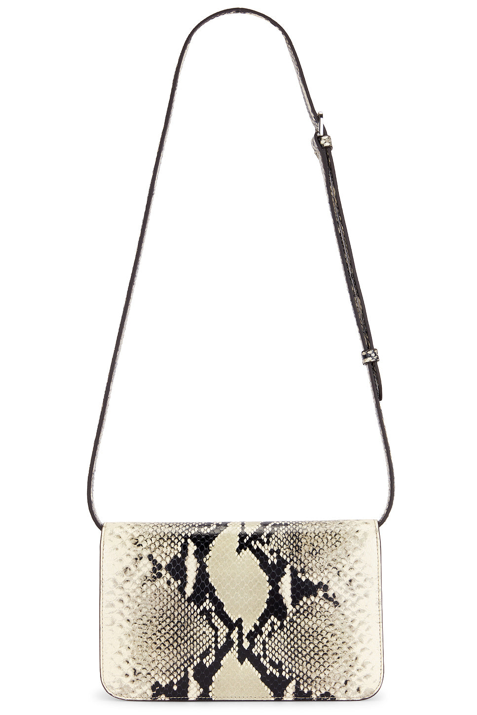T-Lock Python Embossed Crossbody Bag