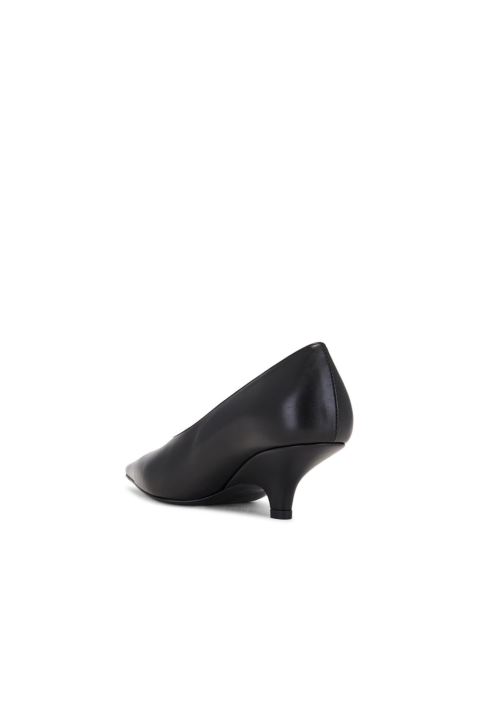 Leather Wedge Heel Pump