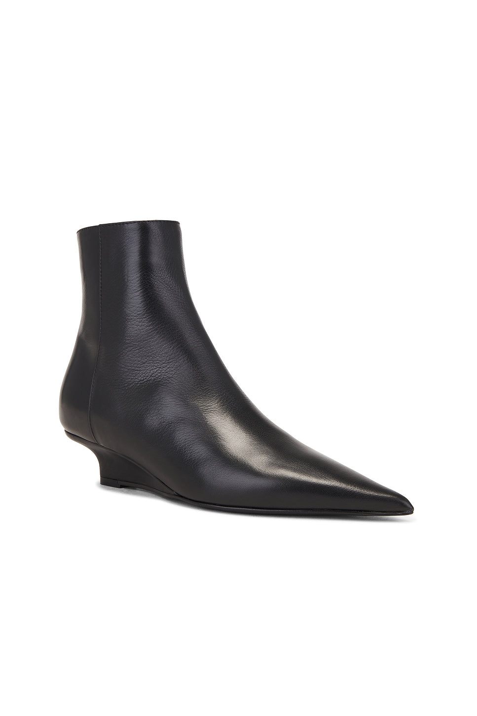 Sharp Leather Ankle Boot