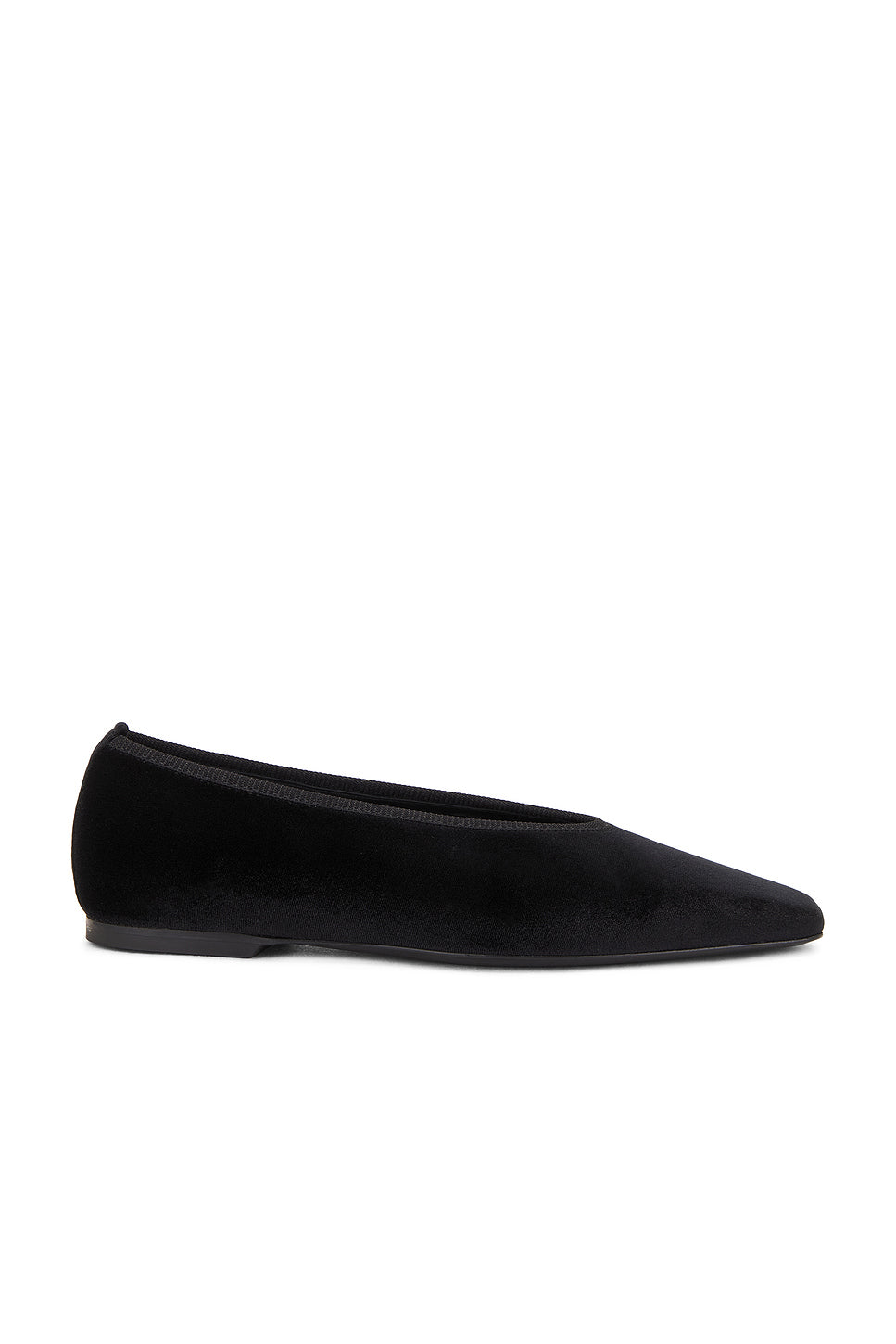 Minimalist Velvet Ballerina Flat