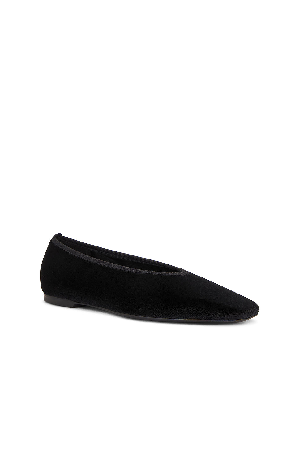 Minimalist Velvet Ballerina Flat