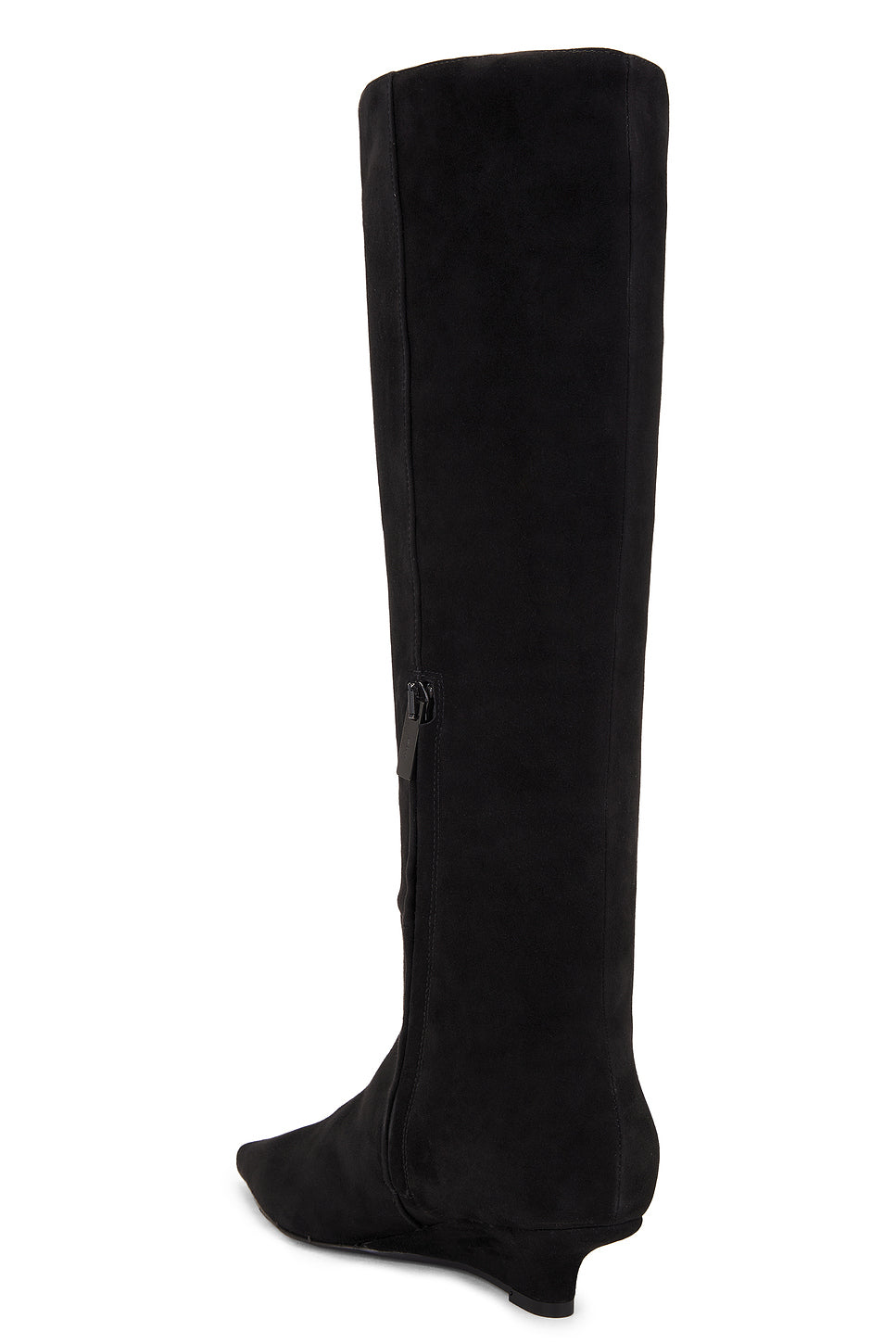 Sharp Suede Knee High Boot