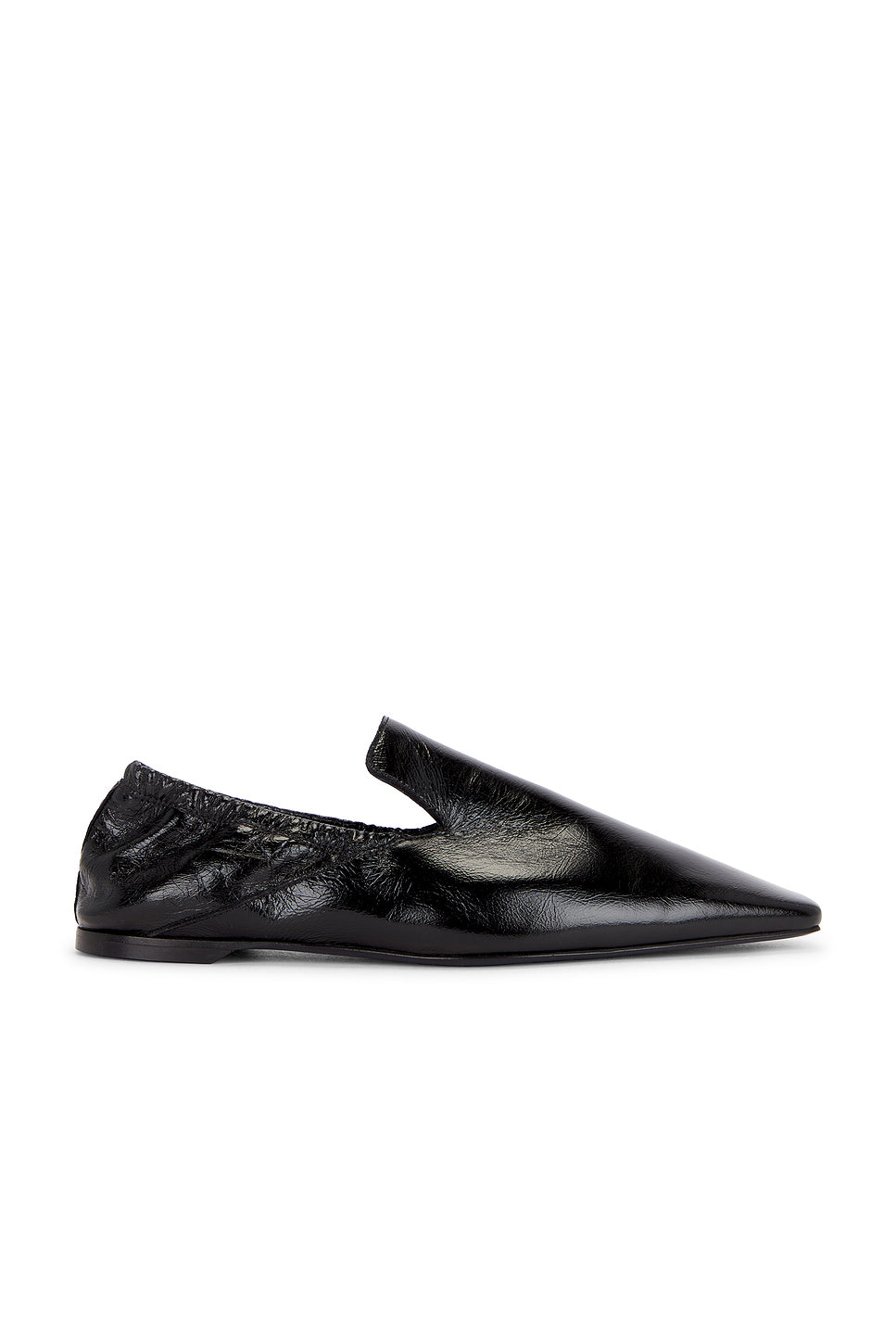 Elastic Back Leather Loafer