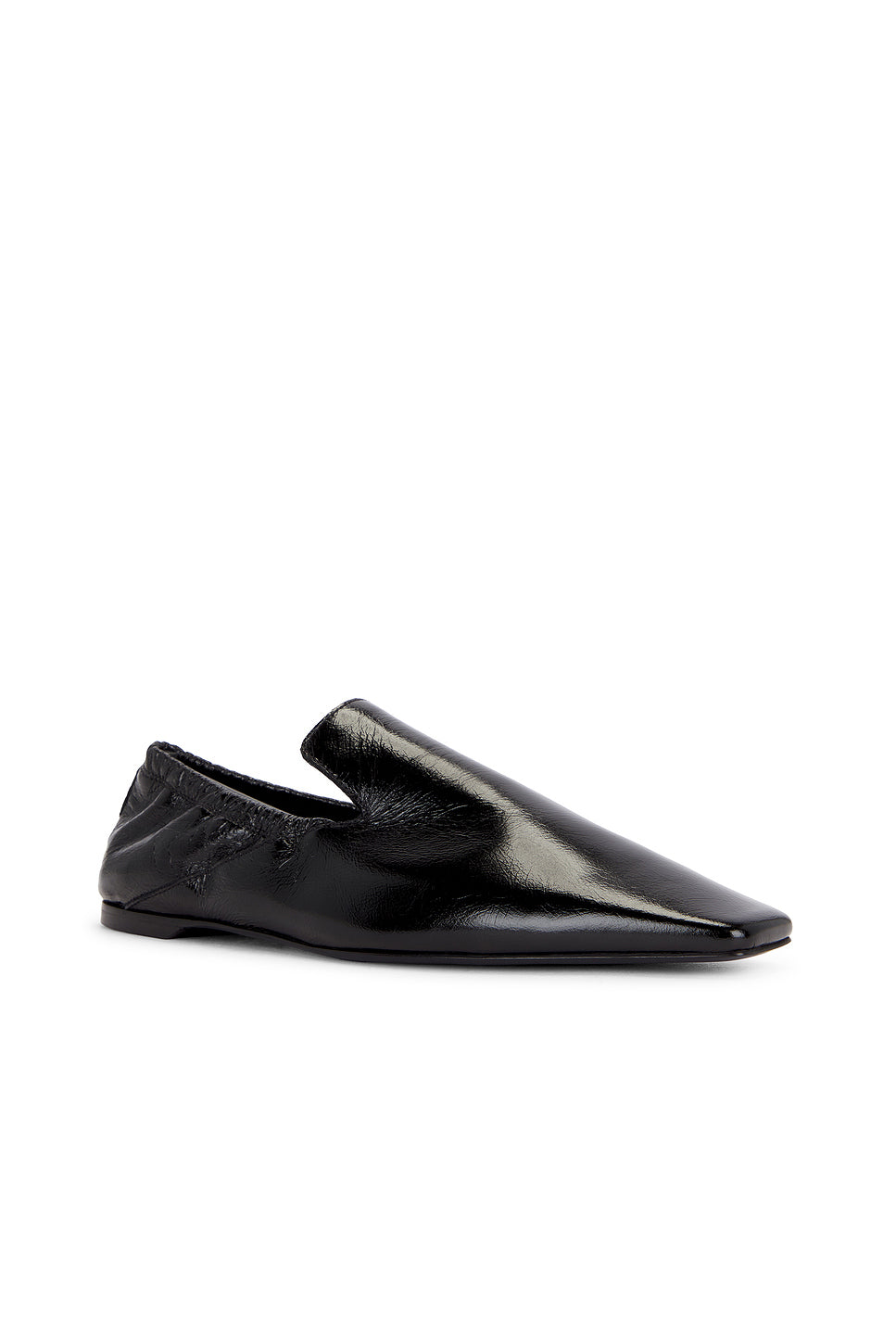 Elastic Back Leather Loafer