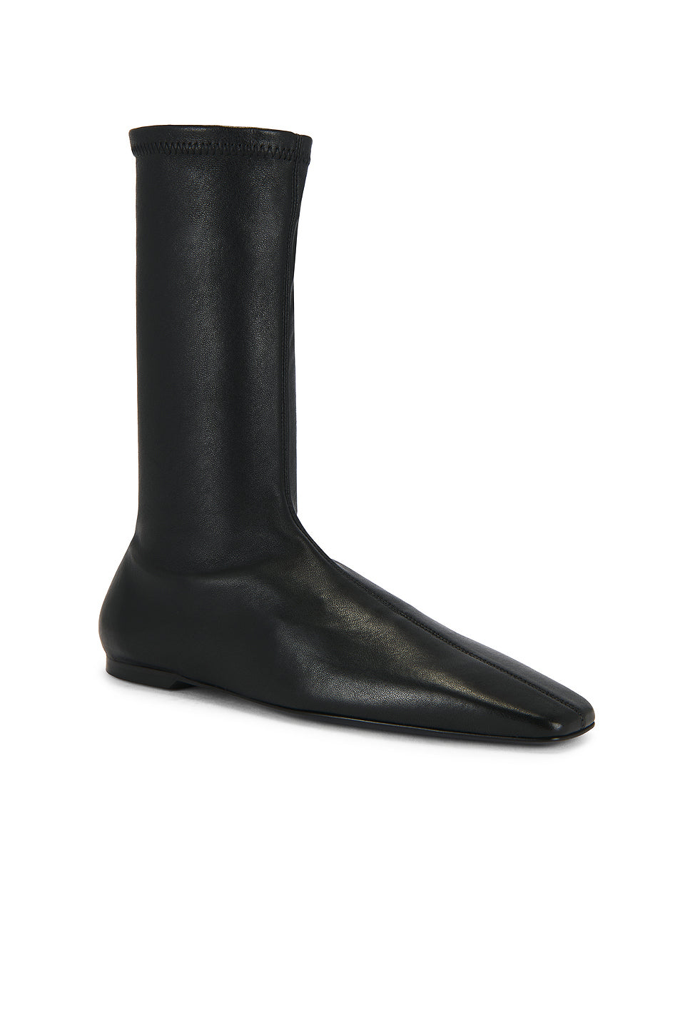 Nappa Leather Sock Boot