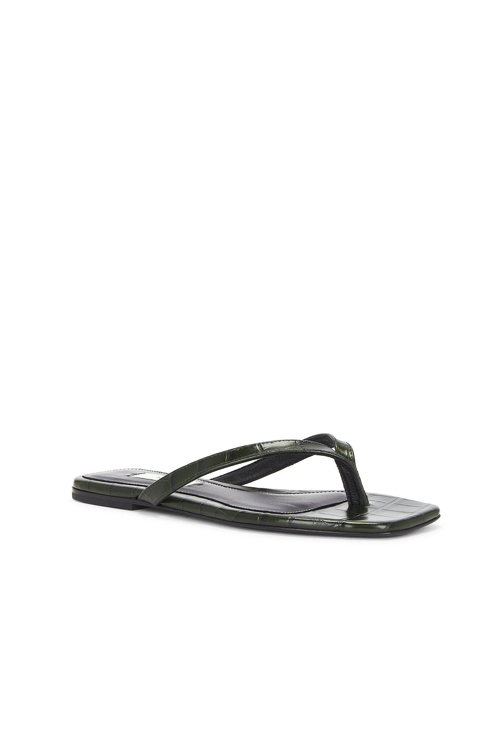 Croco Embossed Flip Flop