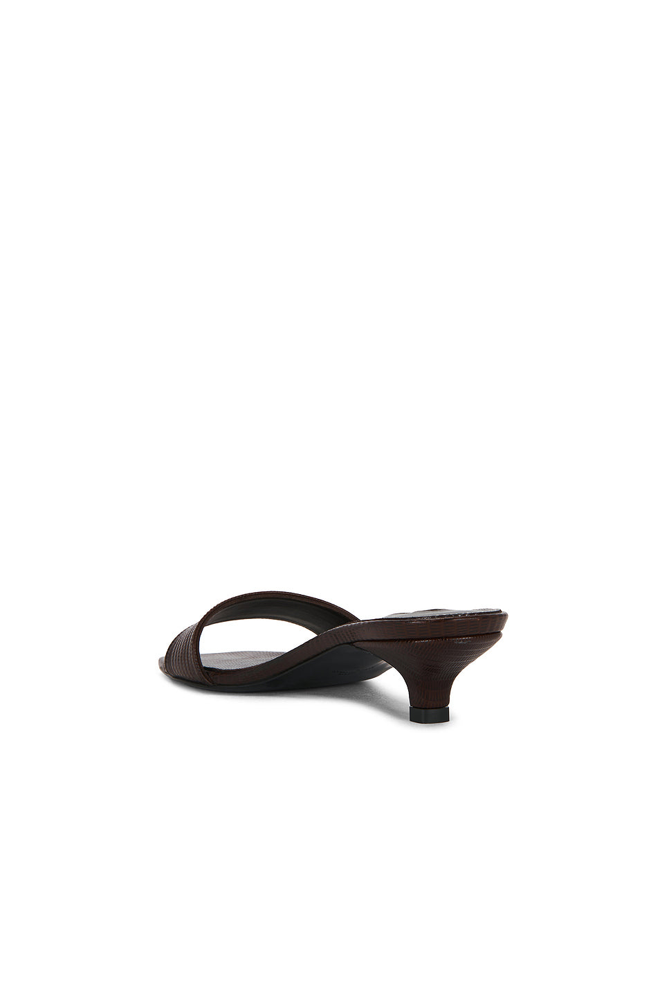 Slim Lizard Embossed Bandeau Mule