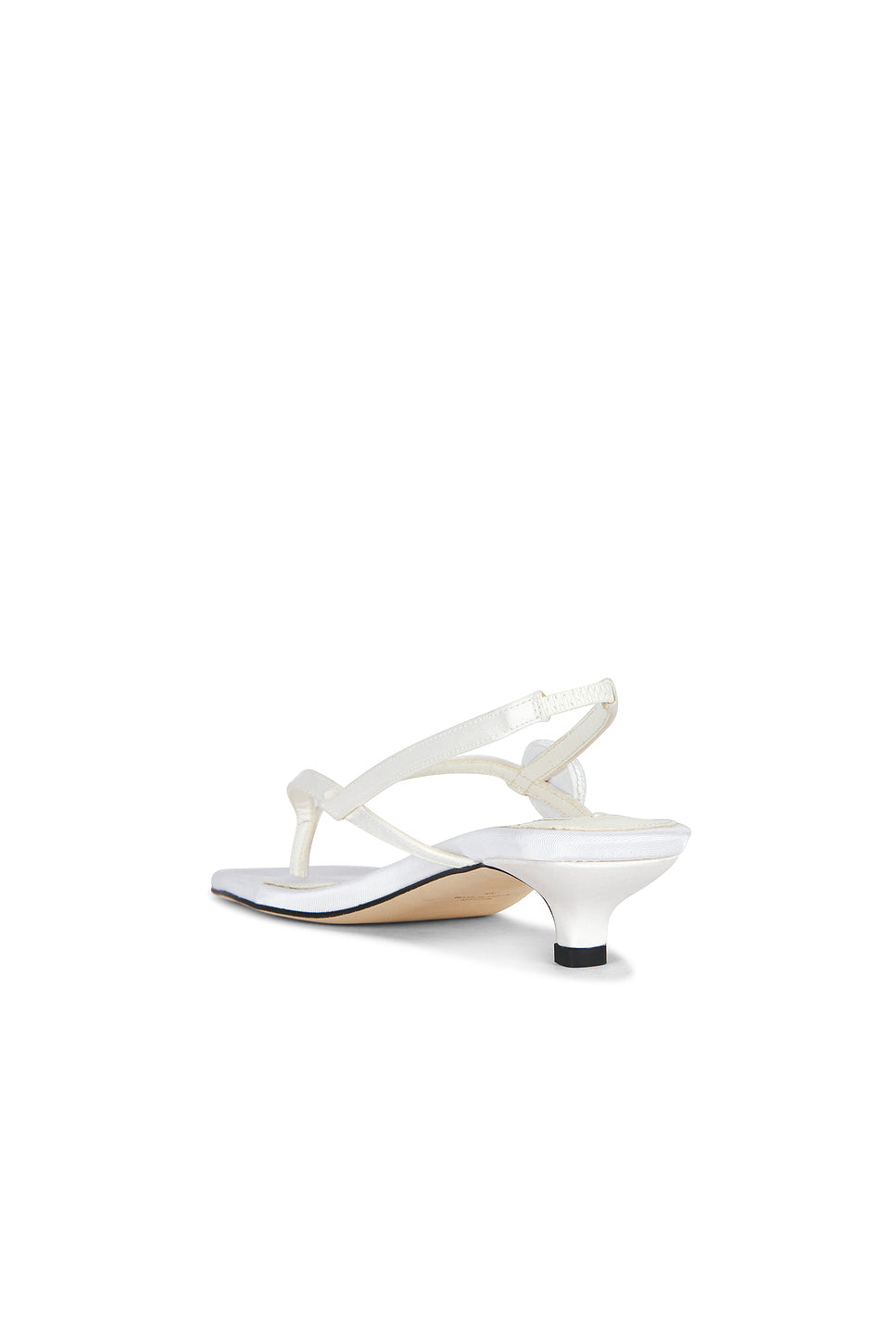 Slingback Satin Heeled Flip Flop
