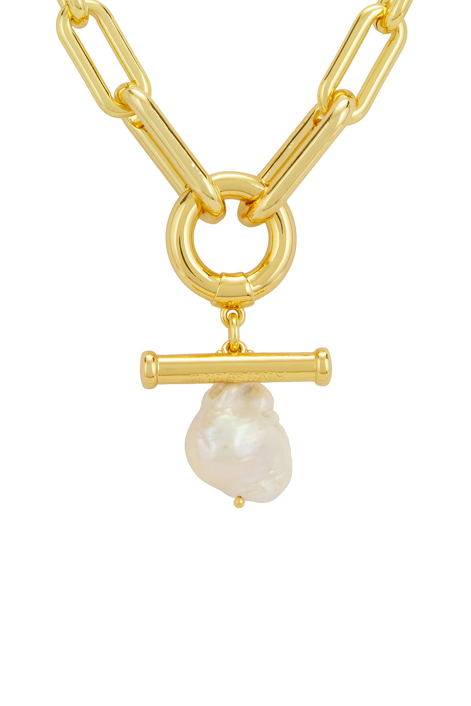 Pearl Pendant Chain Necklace