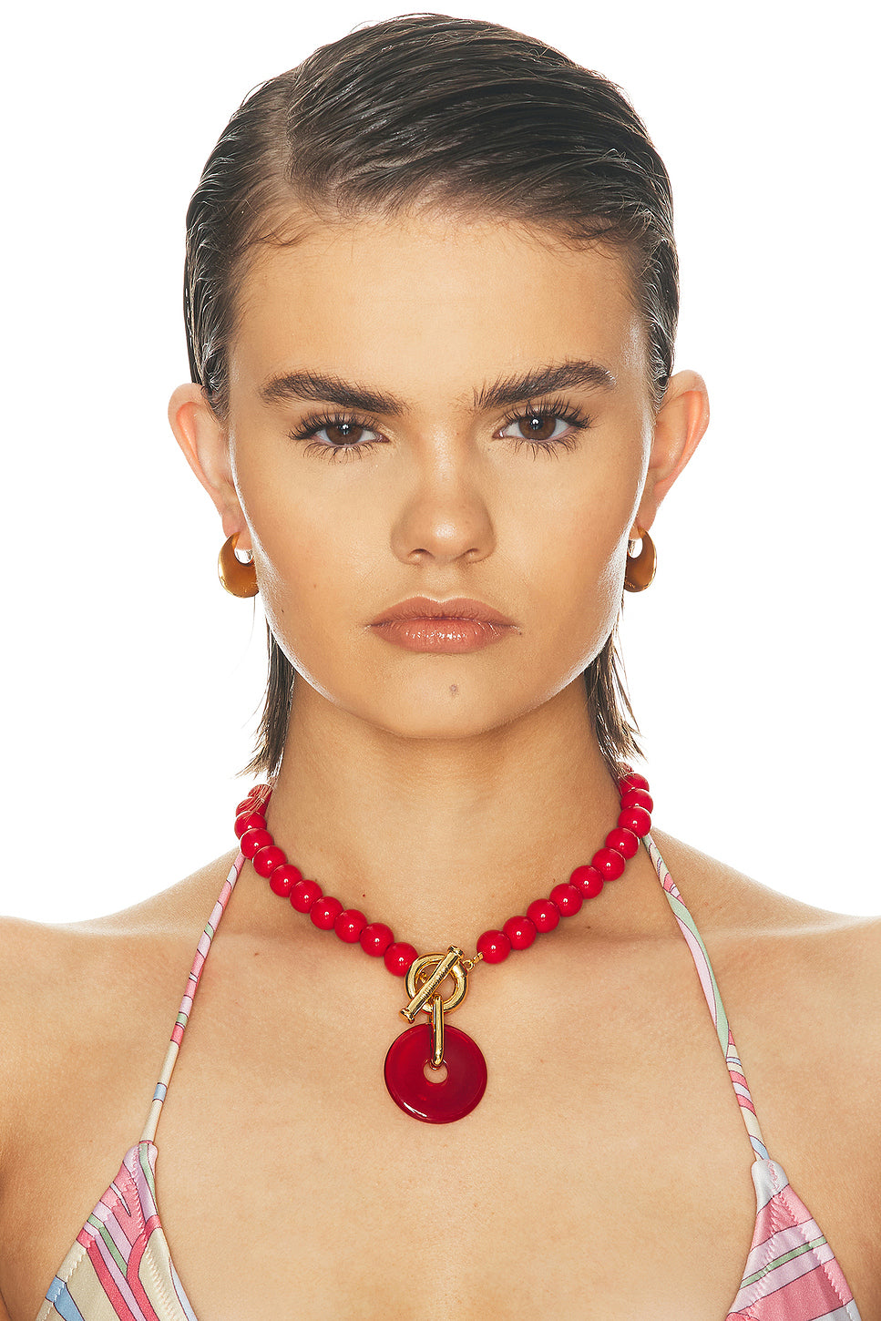 Beaded Pendant Necklace