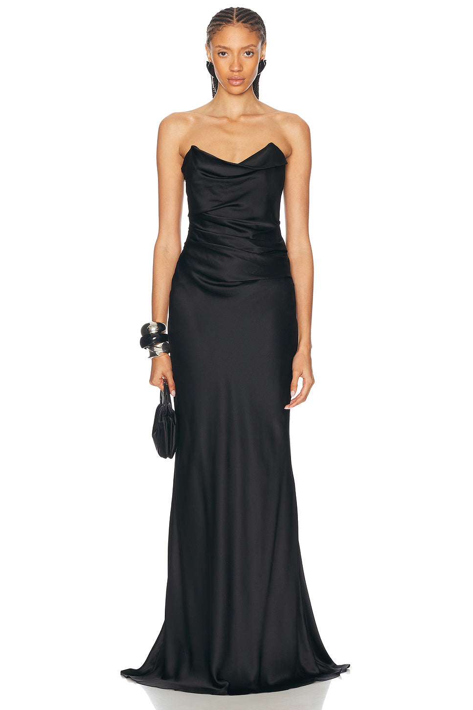 Cowl Bustier Gown