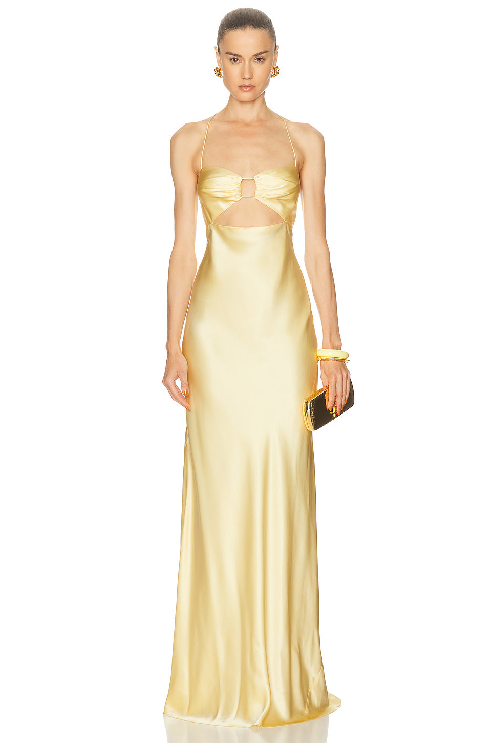 Cut Out Bias Gown