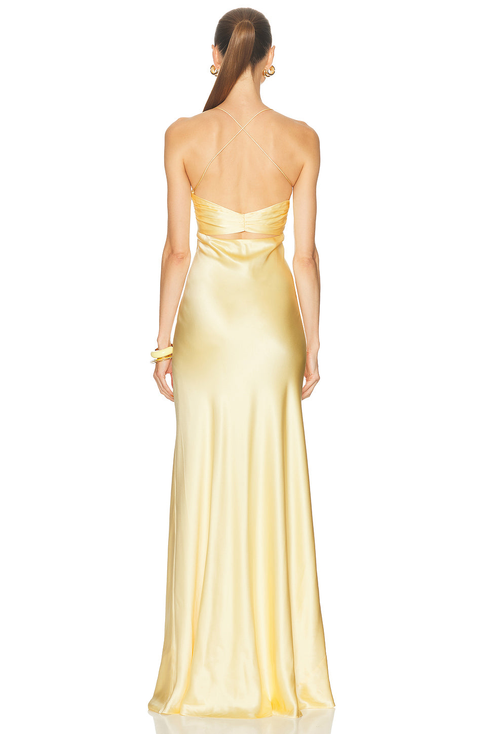 Cut Out Bias Gown
