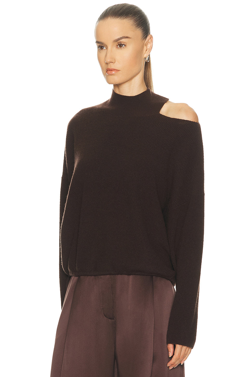 Open Shoulder Sweater