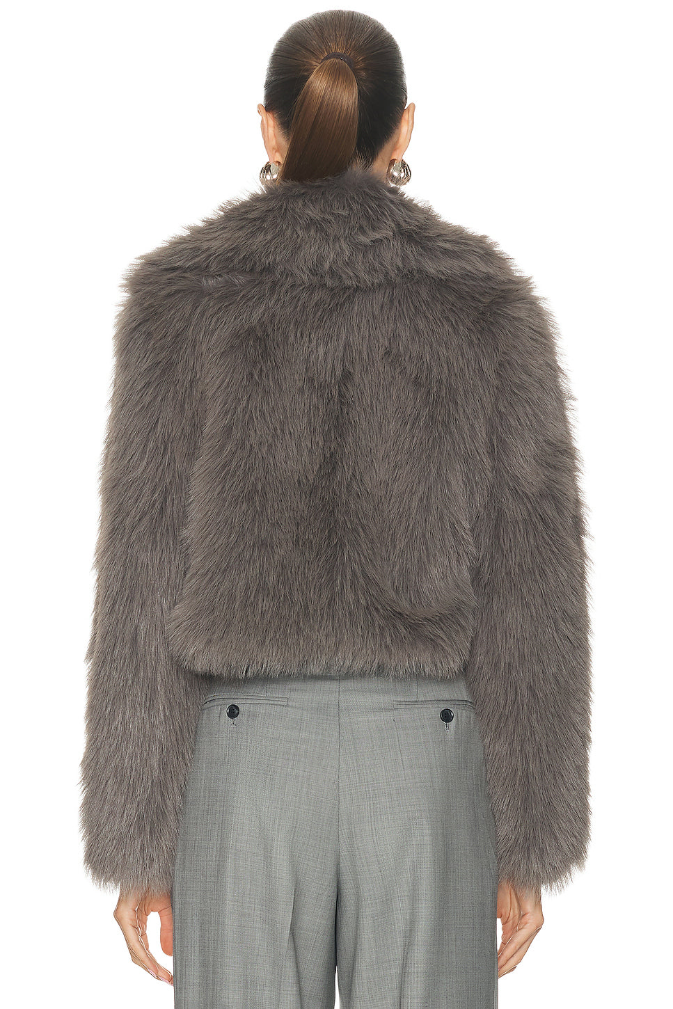 Faux Fur Bomber Jacket