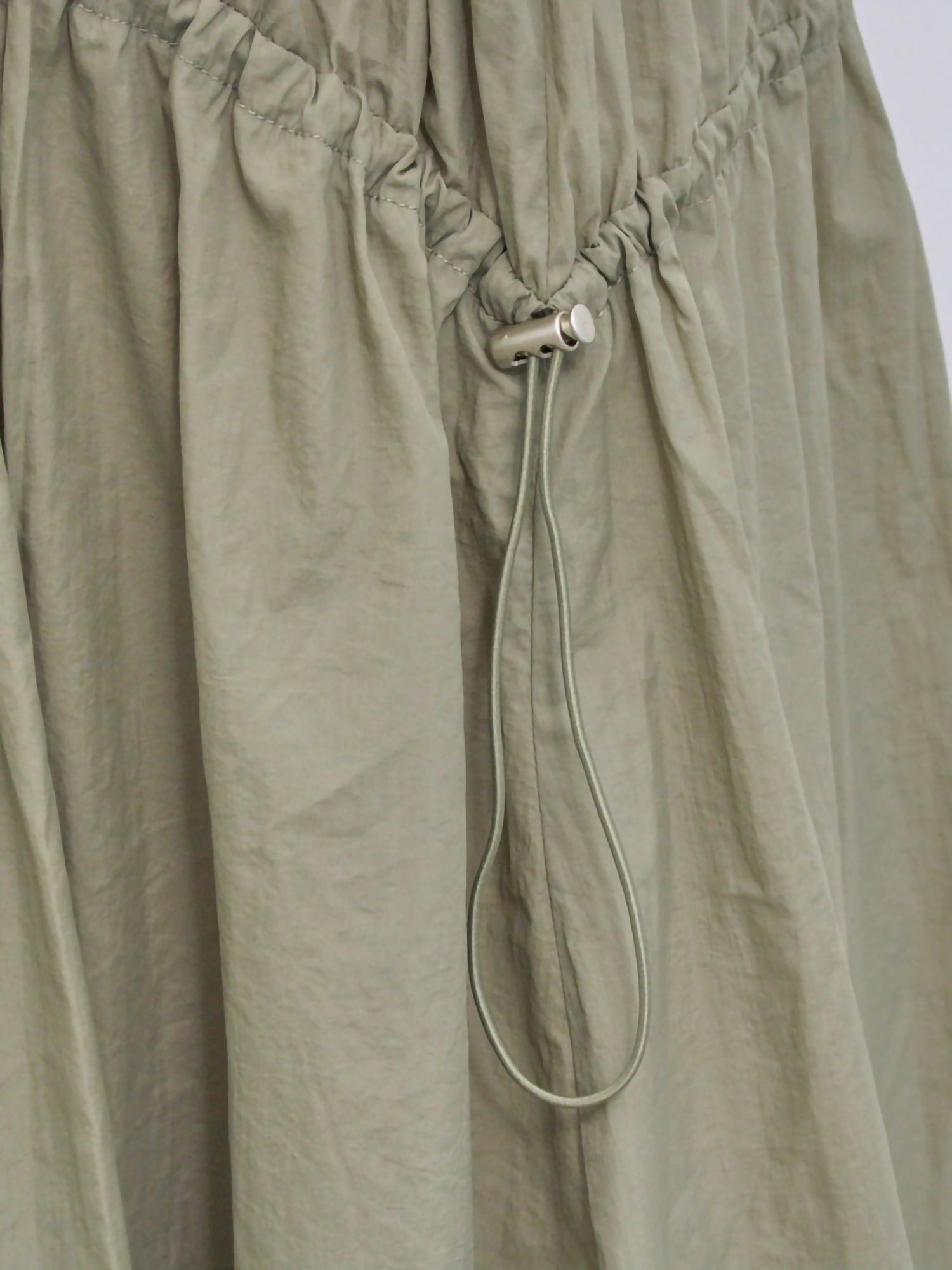 Takane Nylon Switching Drove Skirt