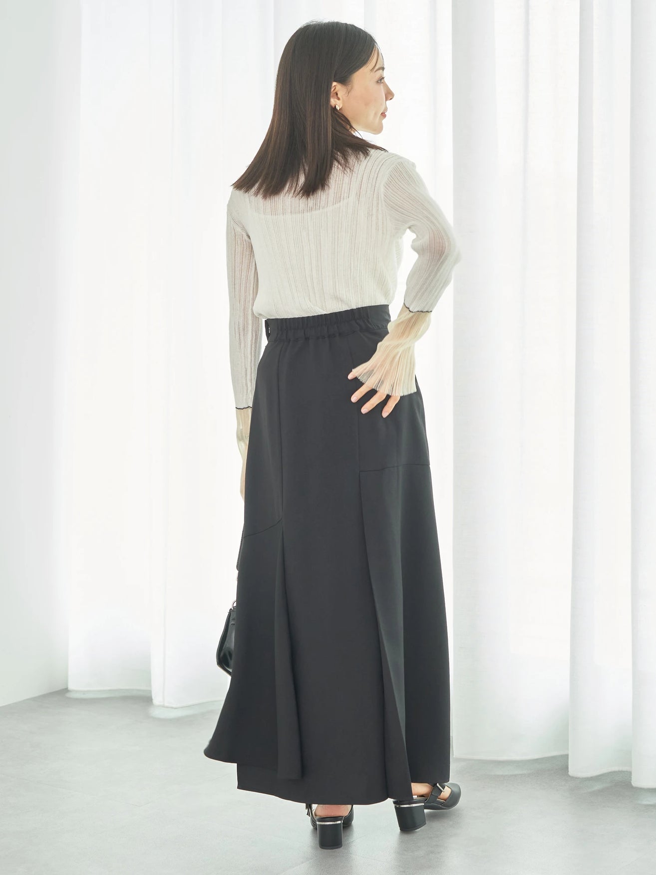 Takashi Asymmetrical Cut-Out Skirt