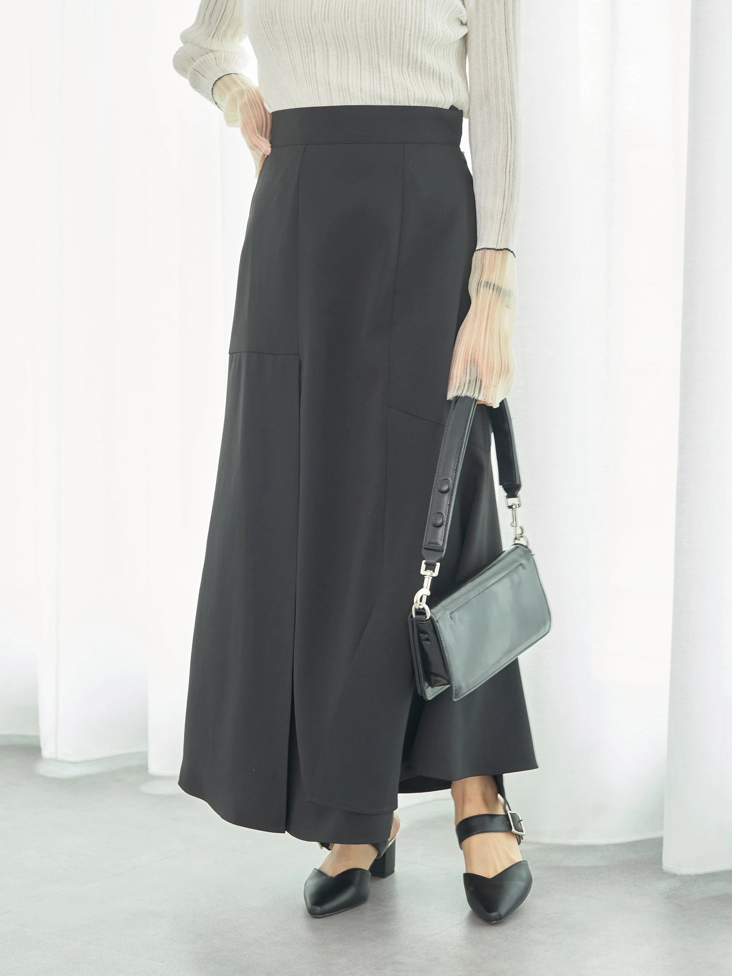 Takashi Asymmetrical Cut-Out Skirt