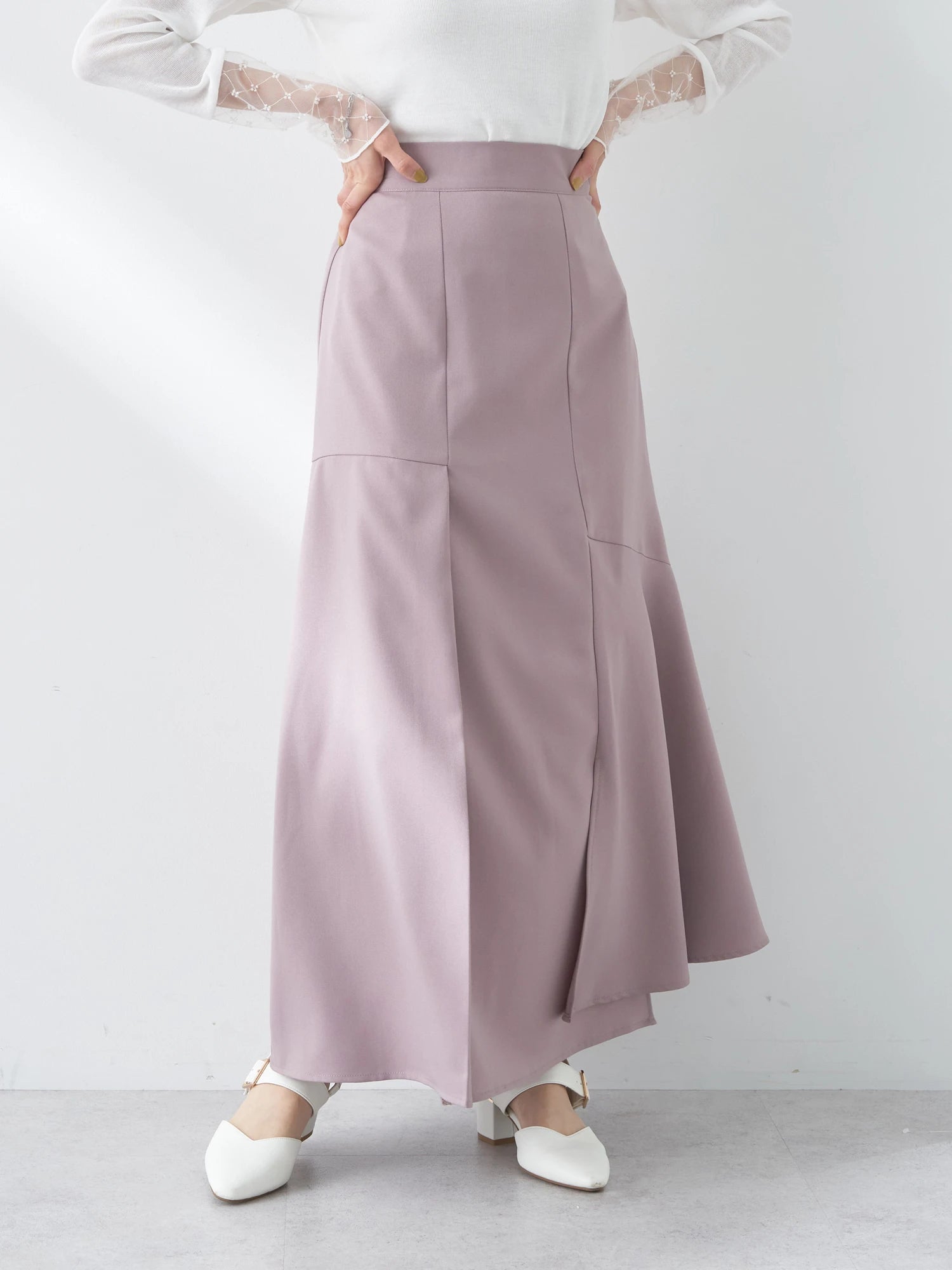 Takashi Asymmetrical Cut-Out Skirt