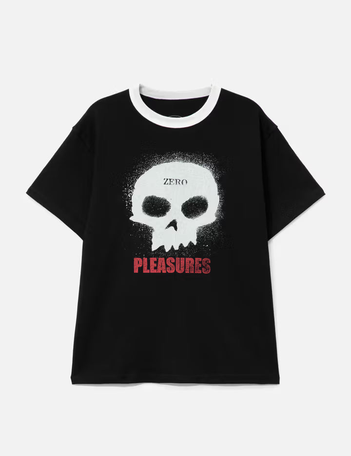 Zero X Pleasures Single Skull Heavyweight Shirt