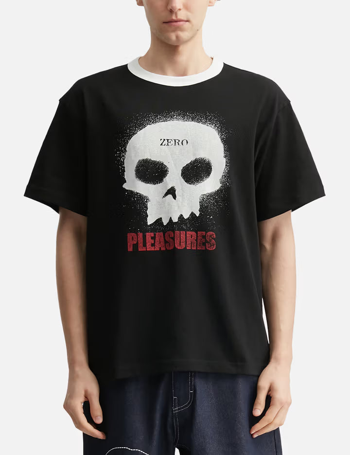 Zero X Pleasures Single Skull Heavyweight Shirt