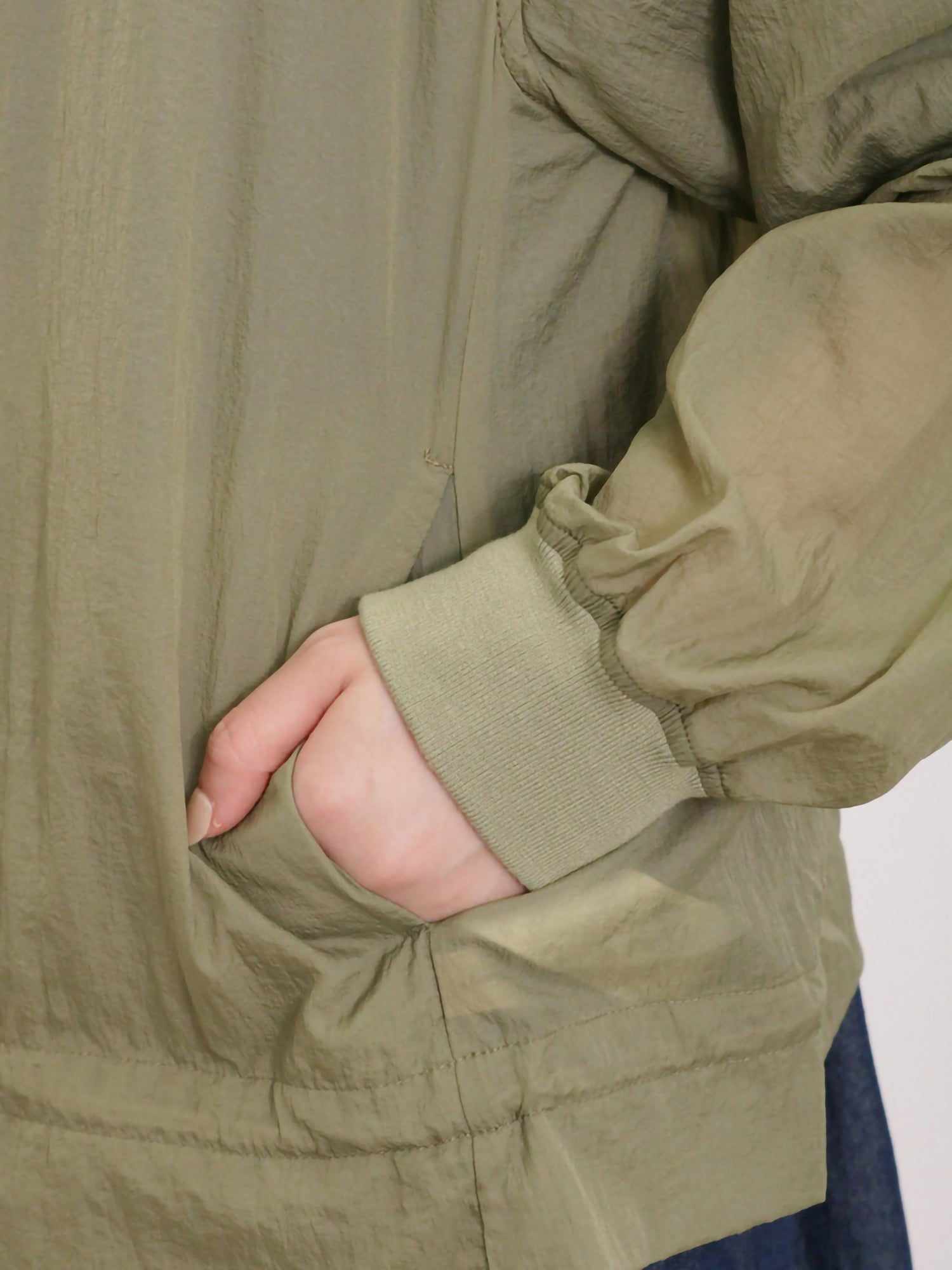 Tokihane Sheer Zip Blouson