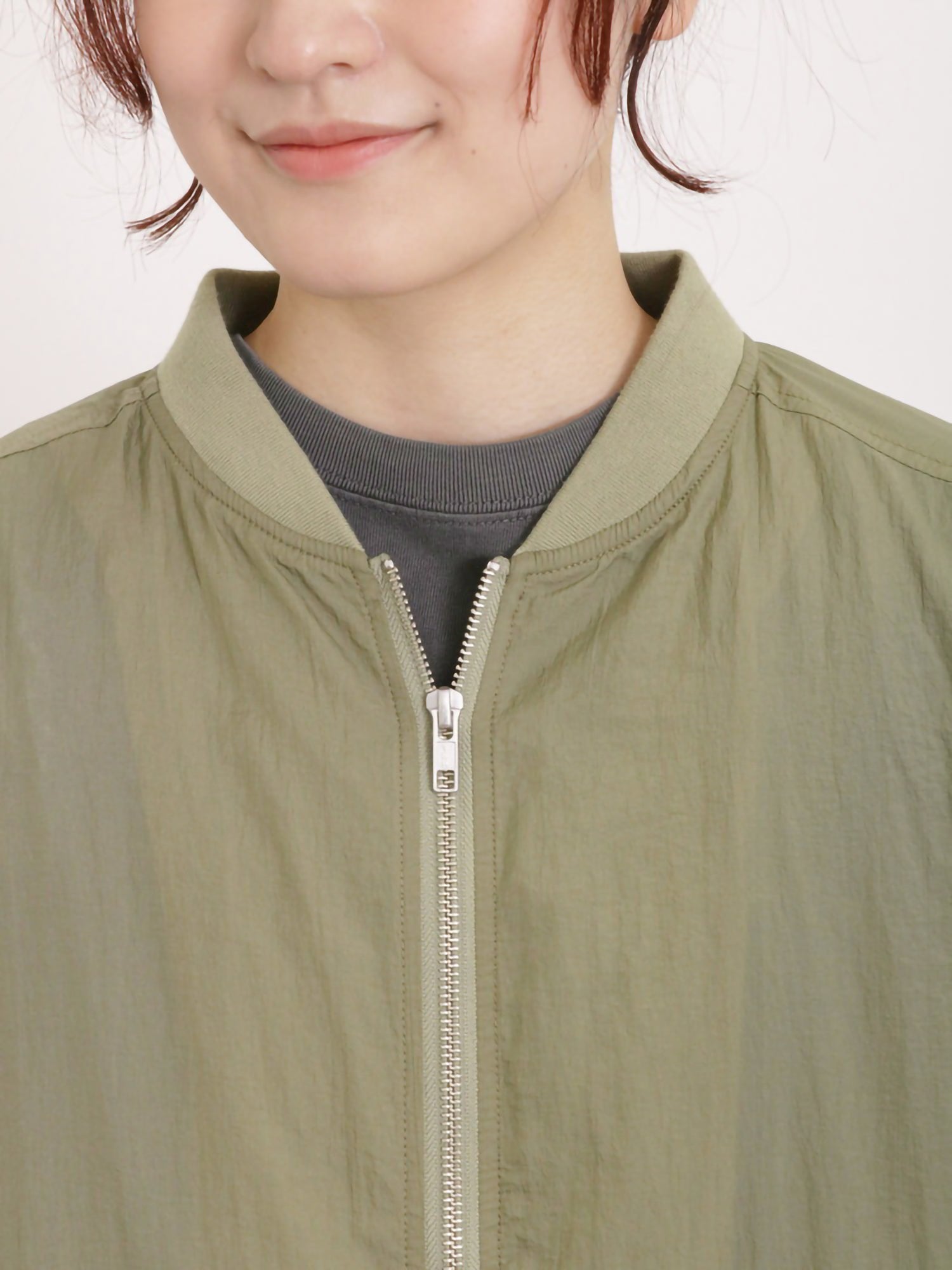 Tokihane Sheer Zip Blouson