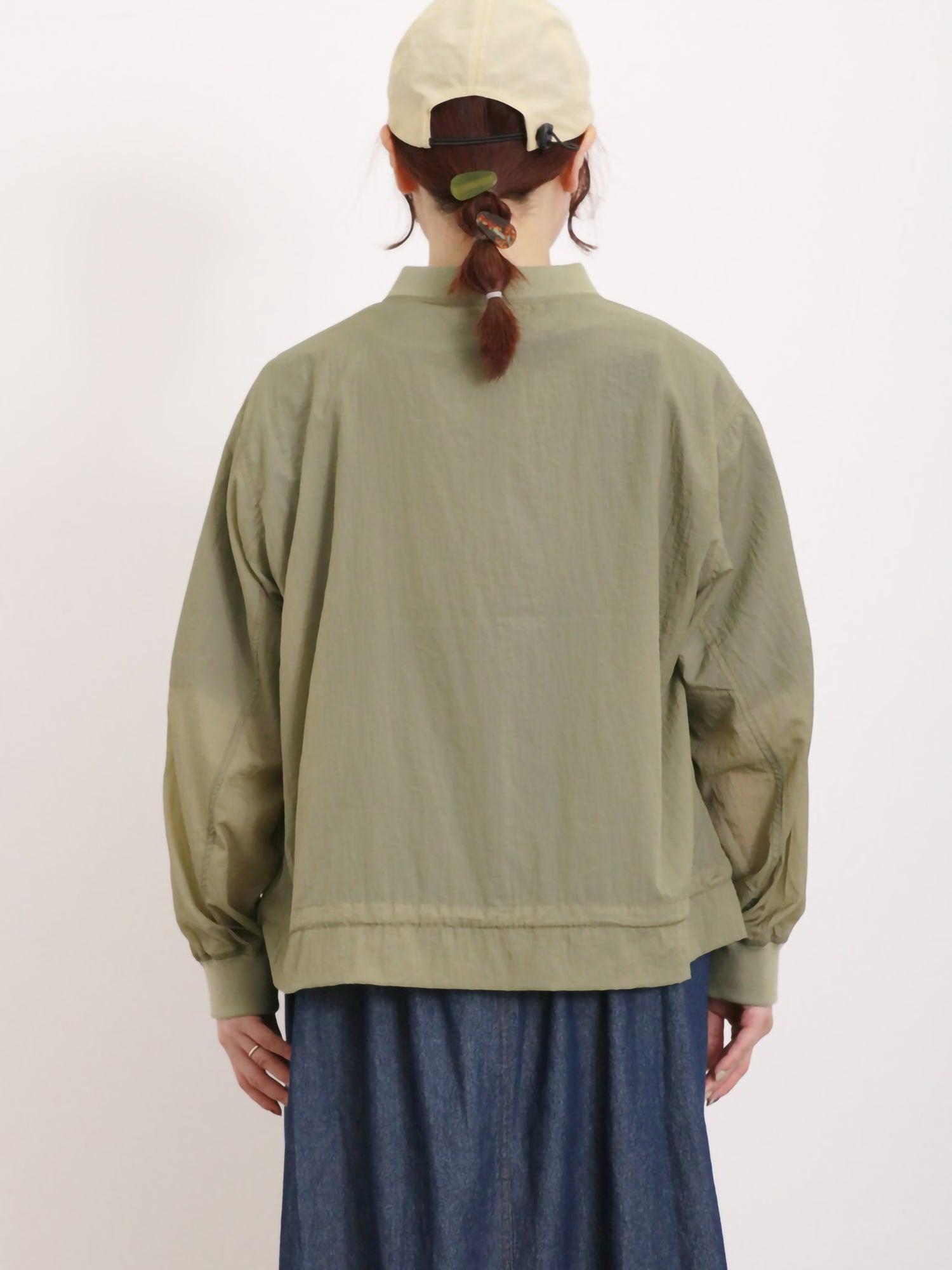 Tokihane Sheer Zip Blouson
