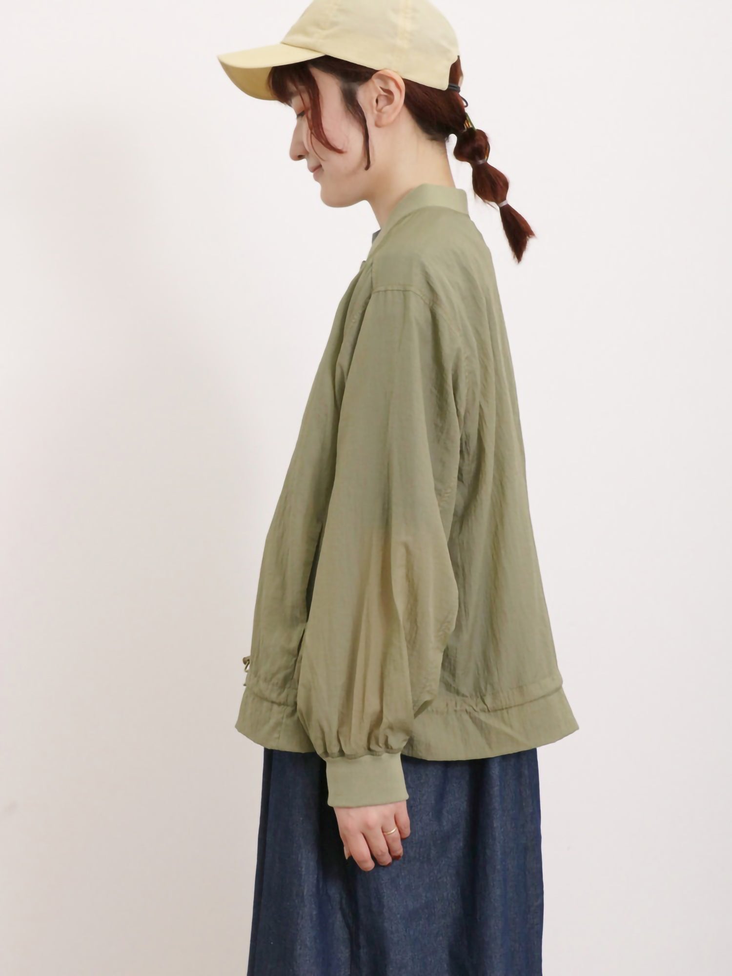 Tokihane Sheer Zip Blouson