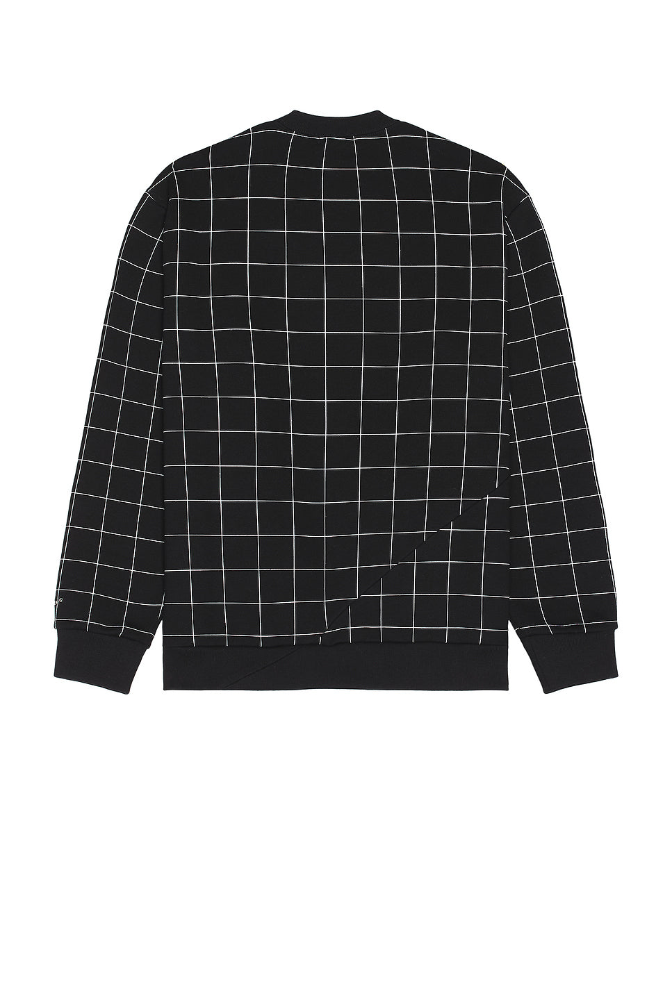 Grid Print Sweater