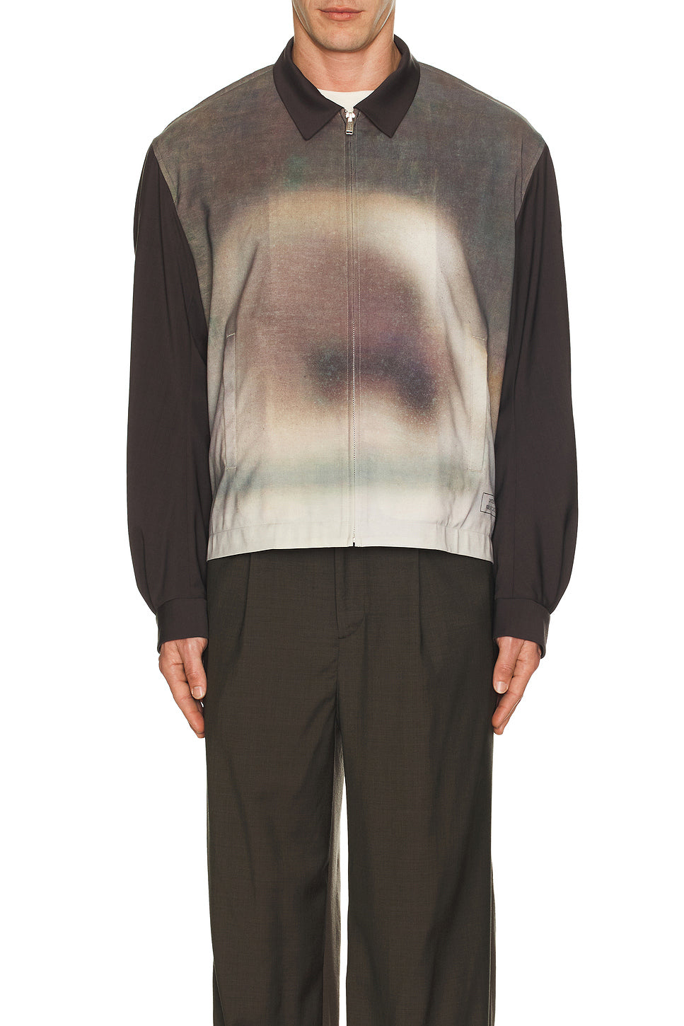 Full Zip Blouson in D.brw Base