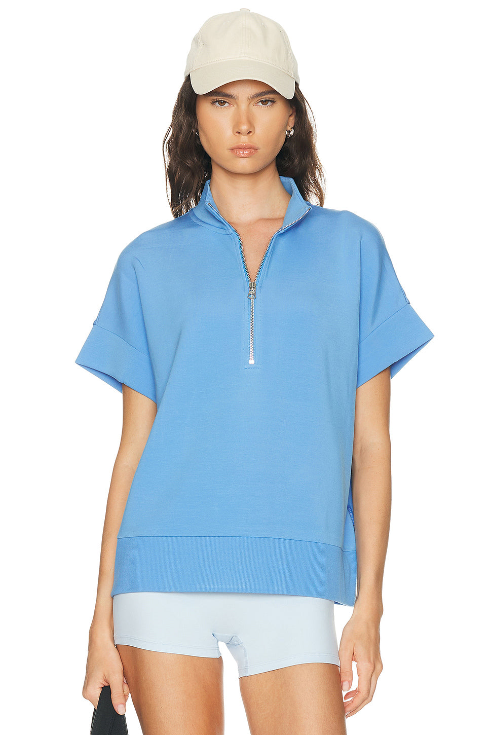 Ritchie Half Zip Short Sleeve Sweatshirt
