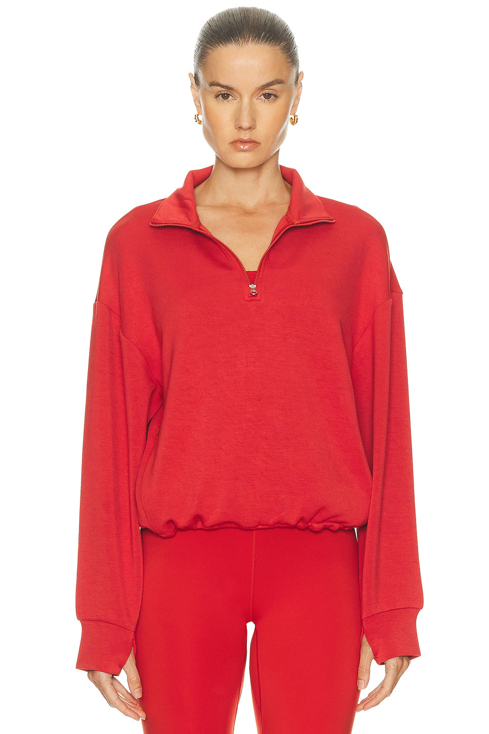 Sian Cropped Half Zip