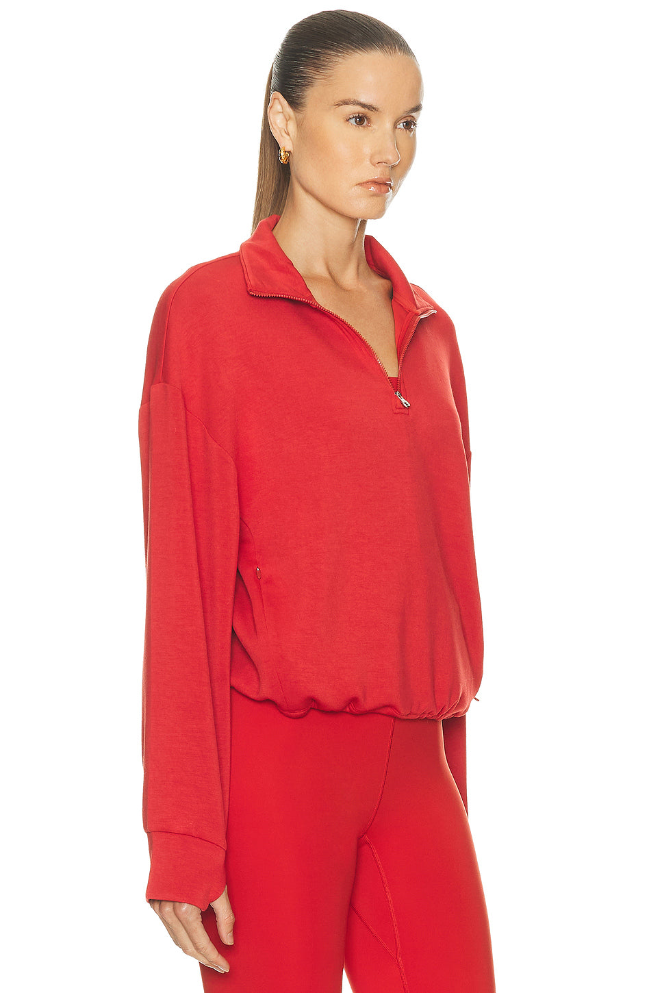 Sian Cropped Half Zip