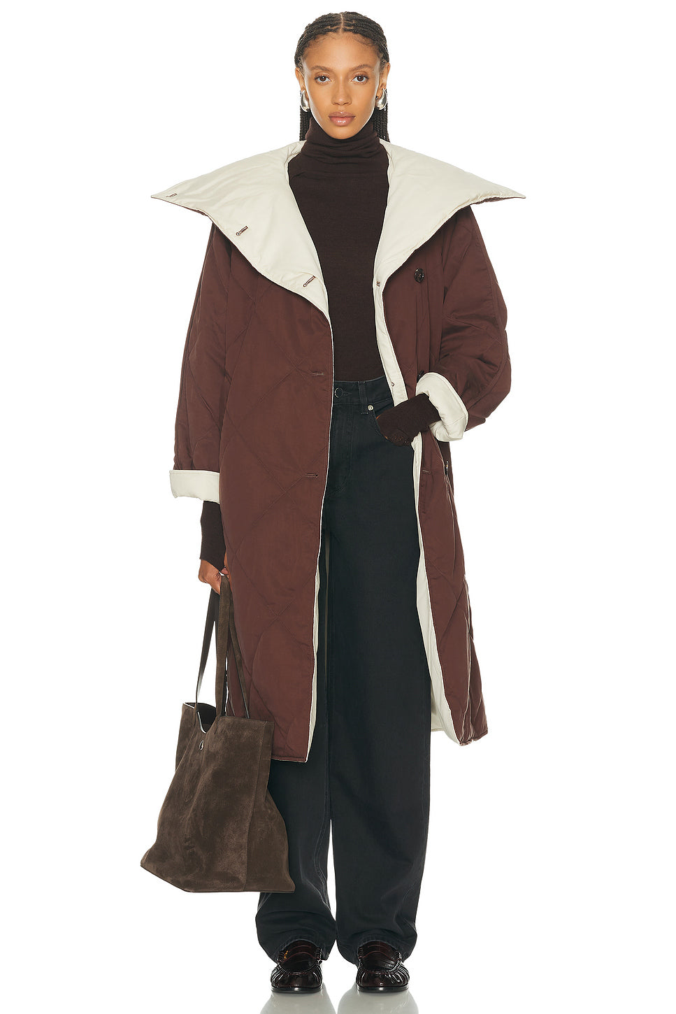 Annalise Reversible Wrap Coat