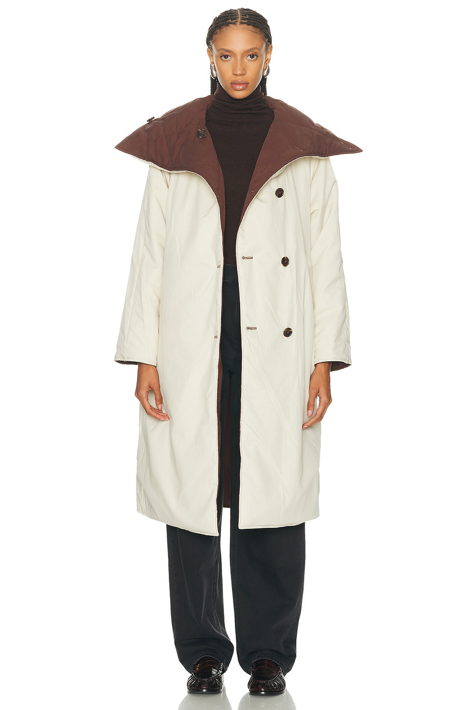 Annalise Reversible Wrap Coat