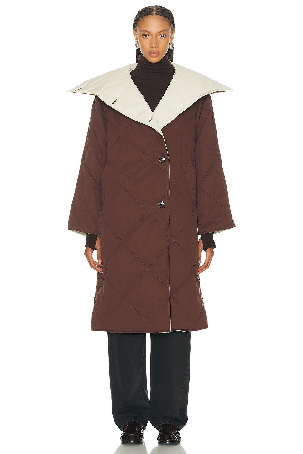 Annalise Reversible Wrap Coat